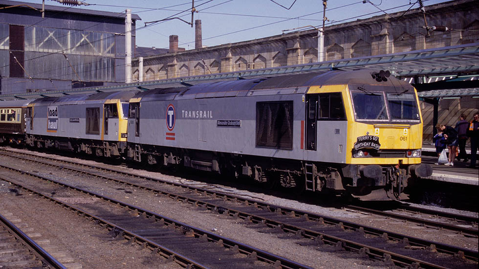 60061 [Alexander Graham Bell] + 60070 [John Loudon Macadam] at Carlisle