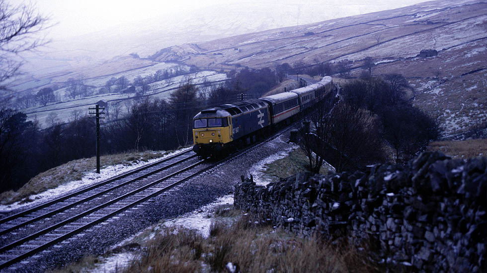 47647 [Thor] on Dent Head Viaduct