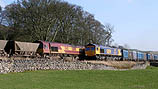 66190 & 66714 [Cromer Lifeboat] at Langcliffe