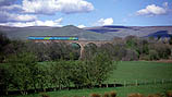 Class 156 on Long Marton Viaduct